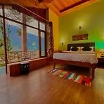 The Manu Emerald # Farmhouse # Top Selling Cottage In Manali # Peaceful Heritage Cozy Stay # Lawn With Bonfire # Most Awarded