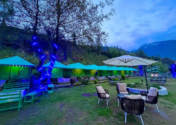 Himalayan Riverside Swiss Cottage Tents, Manali