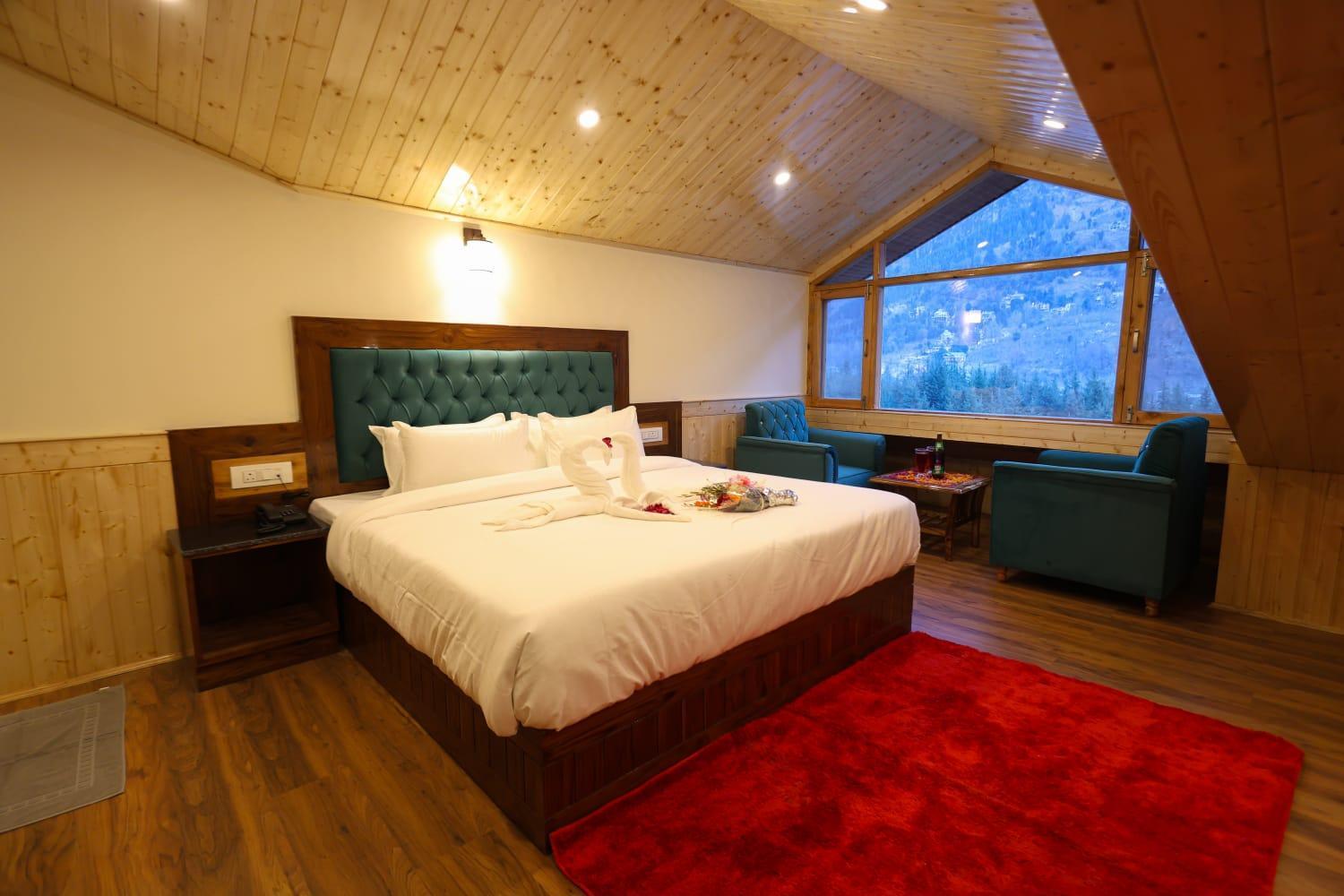 Hidden Heaven Old Near Nature Park Jogni Waterfall View Rohtang Pass Mountain View Resort