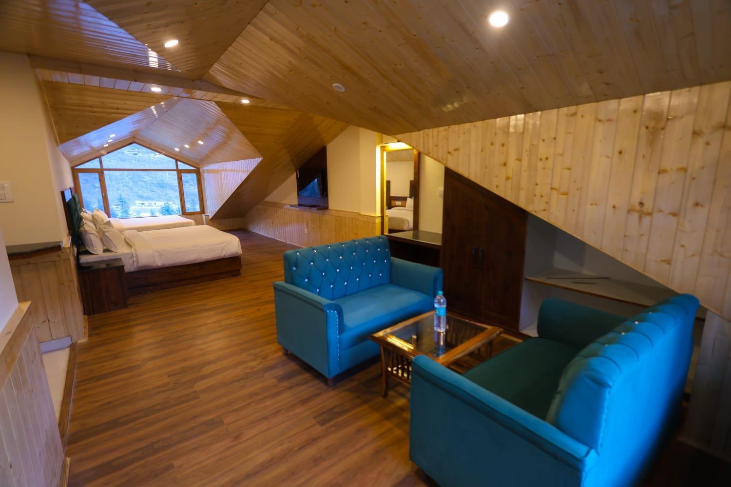 Resort Hidden Heaven Old Near Nature Park Jogni Waterfall View Rohtang Pass Mountain View Manali (Himachal Pradesh)
