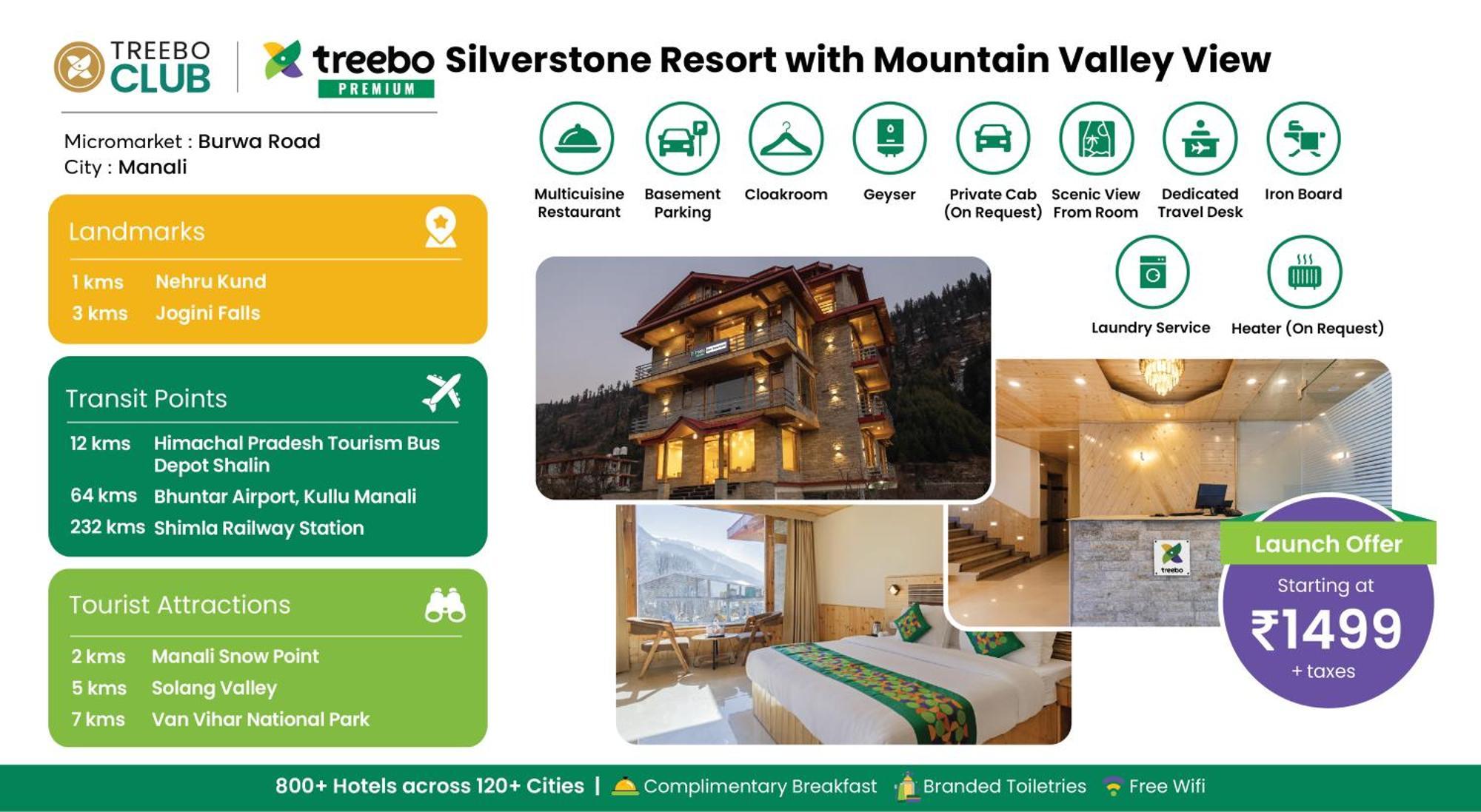 Treebo Premium Silverstone With Mountain Valley View Hotel